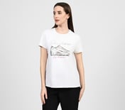 AD SKX SHOE TEE, WWWHITE