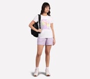 OMBRE EFFECT PALM TEE, WHITE Apparel Right View