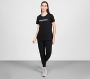 MOCK STUD SKECHERS TEE, BBBBLACK Apparel Right View