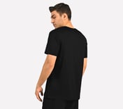 LOGO GRAPHIC PRINT T-SHIRT, BLACK Apparel Left View
