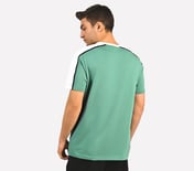 CONTRAST SHOULDER PANEL COTTON, SAGE Apparel Left View