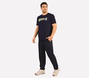 MULTICOLOR LOGO T-SHIRT, NAVY Apparel Right View