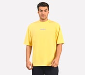 BACK PALM PRINT T-SHIRT, YELLOW/MULTI Apparel Lateral View