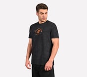 ACID WASH GRAPHIC T-SHIRT, BLACK