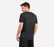 ACID WASH GRAPHIC T-SHIRT, BLACK