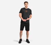 ACID WASH GRAPHIC T-SHIRT, BLACK
