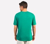 ACID WASH GRAPHIC T-SHIRT, SAGE Apparel Left View