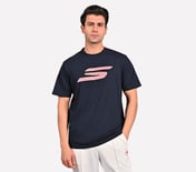 SKECHERS MENS SOCCER OVERSIZE, OFF WHITE/NAVY