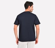 SKECHERS MENS SOCCER OVERSIZE, OFF WHITE/NAVY
