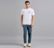 APPLIQUE PRINT T-SHIRT, WHITE