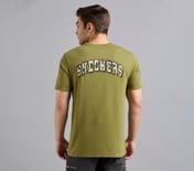 ANIME SPRAY APPLIQUE TEE, BROWN/SAGE