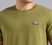 ANIME SPRAY APPLIQUE TEE, BROWN/SAGE