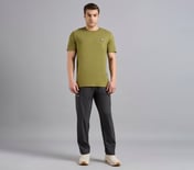 ANIME SPRAY APPLIQUE TEE, BROWN/SAGE