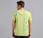 OVERBRANDING PICKLEBALL TEE, MINT/YELLOW