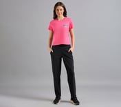 L.A. PLACEMENT PRINT T-SHIRT, H.PINK