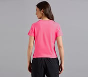 L.A. PLACEMENT PRINT T-SHIRT, H.PINK
