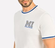 MUMBAI INDIANS: BACK PRINT T-SHIRT, WHITE