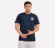 MUMBAI INDIANS: WICKET HD T-SHIRT, NAVY/PERIWINKLE