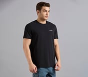 ESSENTIAL BRANDING T SHIRT, BLACK