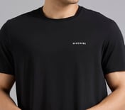 ESSENTIAL BRANDING T SHIRT, BLACK