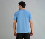 SOCCER BRANDED T-SHIRT, WHITE/BLUE/RED