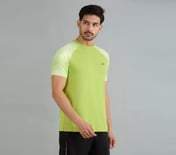 SOCCER BRANDED T-SHIRT, LIME