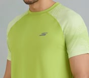 SOCCER BRANDED T-SHIRT, LIME