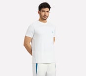 MENS CRICKET T-SHIRT, WHITE