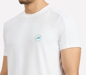MENS CRICKET T-SHIRT, WHITE