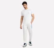 MENS CRICKET T-SHIRT, WHITE