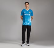 AIPA MENS REPLICA TRAINING JERSEY, WHITE/NEON PINK/LIME