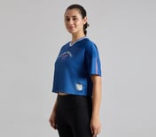 MUMBAI INDIANS CROP TOP, NAVY/PERIWINKLE