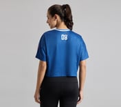 MUMBAI INDIANS CROP TOP, NAVY/PERIWINKLE