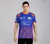 MUMBAI INDIANS IPL MEN'S TRAINING JERSEY 2026, ROYAL/NAVY/LIME