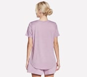 GODRI SWIFT TUNIC T-SHIRT, MAUVE/PURPLE Apparel Top View