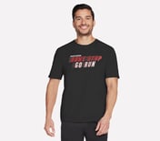 FAST TRACK T-SHIRT, BBBBLACK Apparel Lateral View