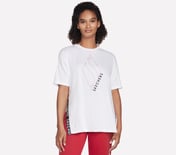  DIAMOND LOGO TAPE T-SHIRT, WWWHITE Apparel Lateral View