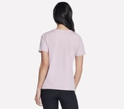 DIAMONDS T-SHIRT, PINK/LAVENDER Apparel Top View