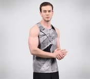 FIRFLY AOP TANK, WHITE/GREY/BLUE Apparel Bottom View
