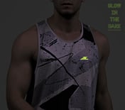 FIRFLY AOP TANK, WHITE/GREY/BLUE Apparel Right View