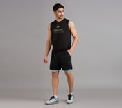 SMOKE EFFECT PICKLEBALL TANK, BLACK Apparel Right View