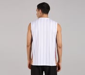 BASKETBALL STRIPER TANK, WHITE