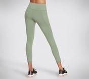 GOFLEX SLIT HW 7/8 LEGGING, LIGHT GREEN