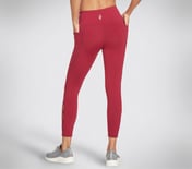 GOFLEX SLIT HW 7/8 LEGGING, RASPBERRY Apparel Top View