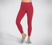 GOFLEX SLIT HW 7/8 LEGGING, RASPBERRY Apparel Bottom View