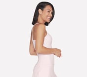 GOWALK RACERBACK SHELF BRA CA, PINK/GREY