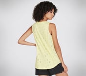 DIAMOND STATUS BURNOUT TANK, LIME Apparel Top View