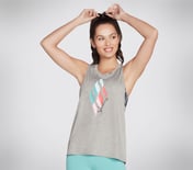 SKECHERS FOREVER DIAMONDS TAN, LIGHT GREY Apparel Left View