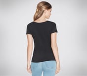 METALLIC COLOR BLOCK BALLET, BBBBLACK Apparel Top View