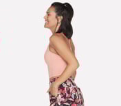 GOSTRETCH RACERBACK BRA, CORAL/LIME